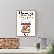 Mouse and Pen - Home Is Where the Nutella Is A4